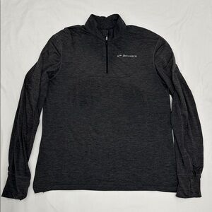 Brooks Equilibrium Pullover Men’s 1/4 Zip Running Shirt With Pocket